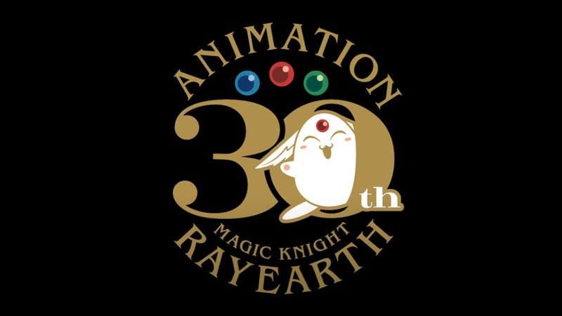 Logo 30 Tahun dengan menampilkan maskot Mokona