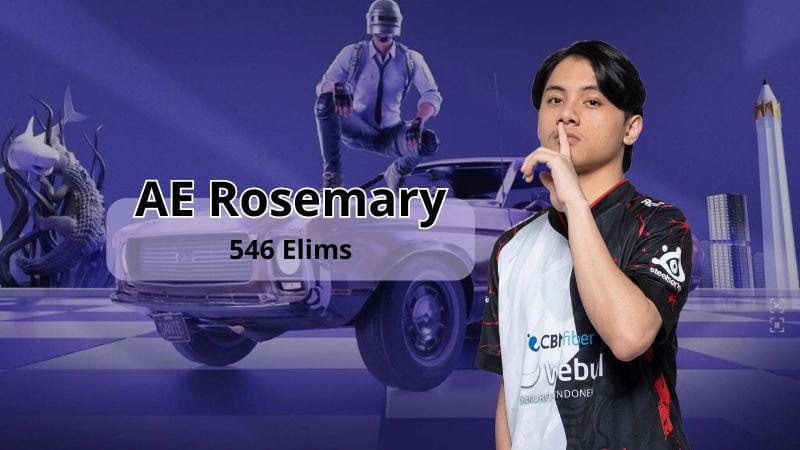 AE Rosemary jadi pemain dengan eliminasi terbanyak di PMSL SEA