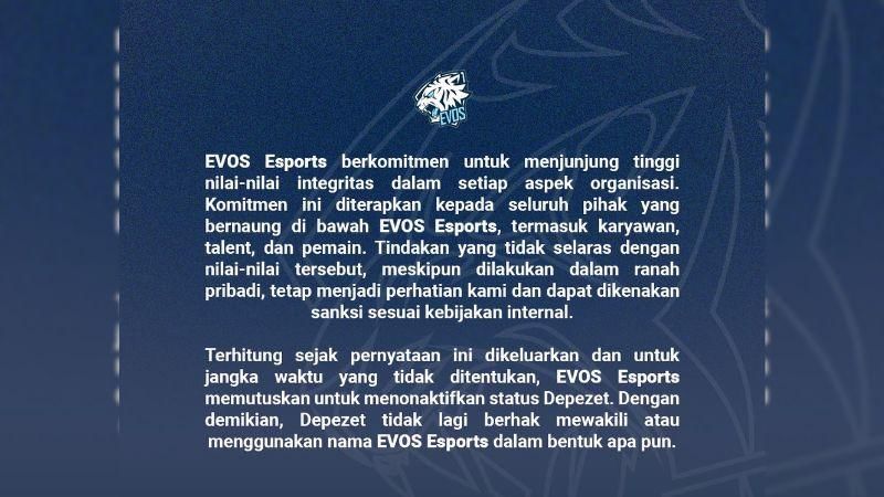 Sumber: instagram.com/evosesports