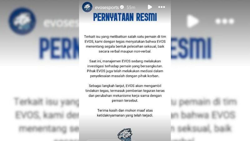 Sumber: instagram.com/evosesports