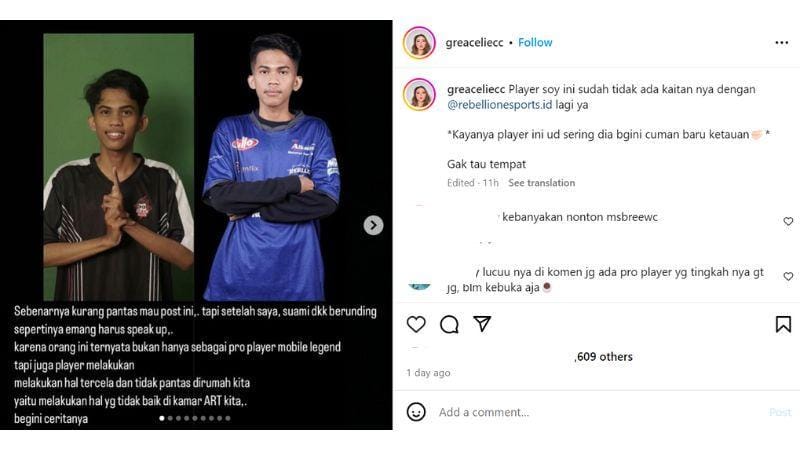 Sumber: instagram.com/greaceliecc