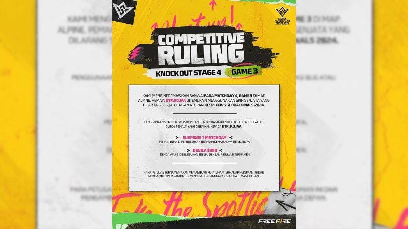 Sumber: instagram.com/ff.esports.id