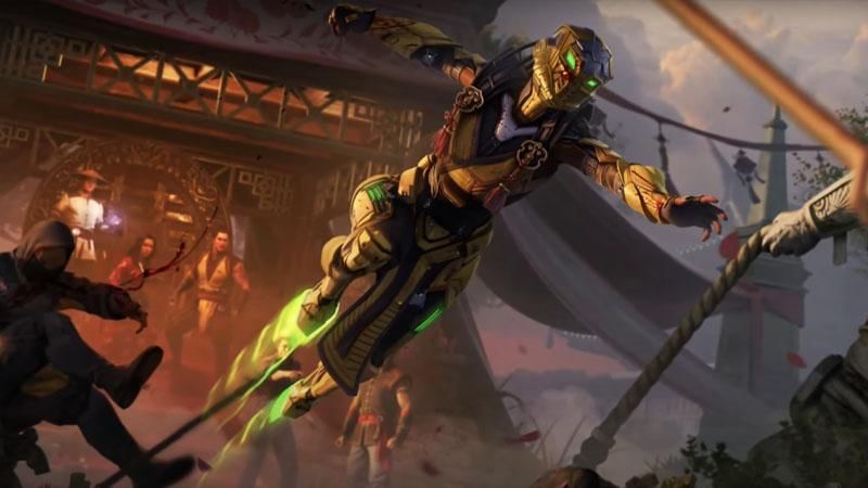 Cyrax menyerang Shirai Ryu