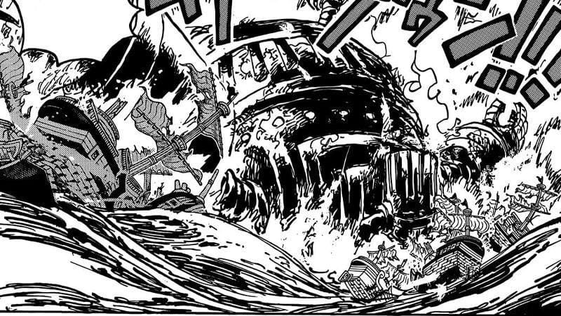 Iron Giant ambruk ke armada Angkatan Laut