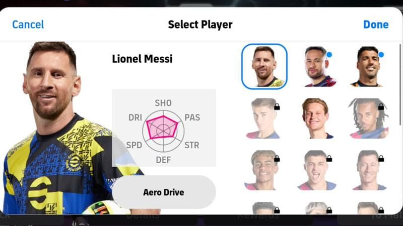 Screenshot eFootball 2025