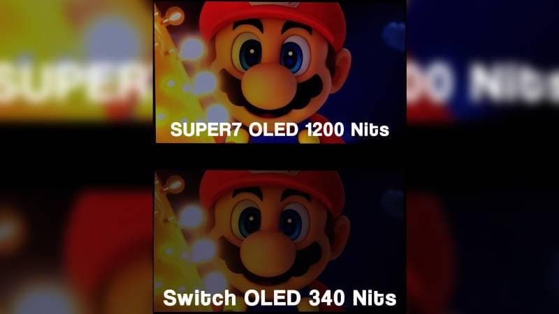 SUPER7 menghadirkan upgrade layar untuk Nintendo Switch dengan tingkat kecerahan hingga 1200 Nits, cocok untuk kalian yang ingin mabar ditengah teriknya matahari.